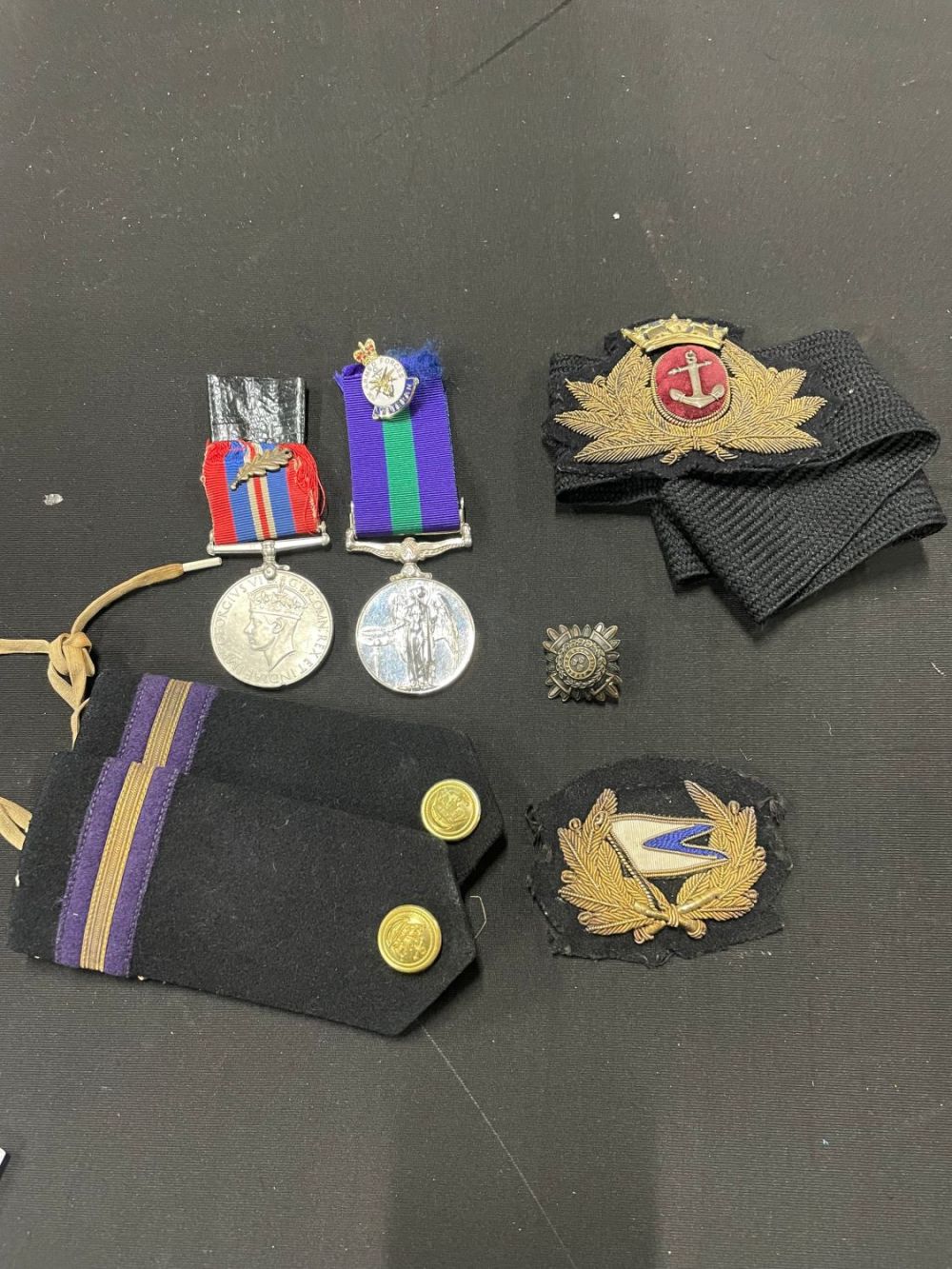 Lot 188: Selection Of Military Items Includes Medals Marked SPR...
