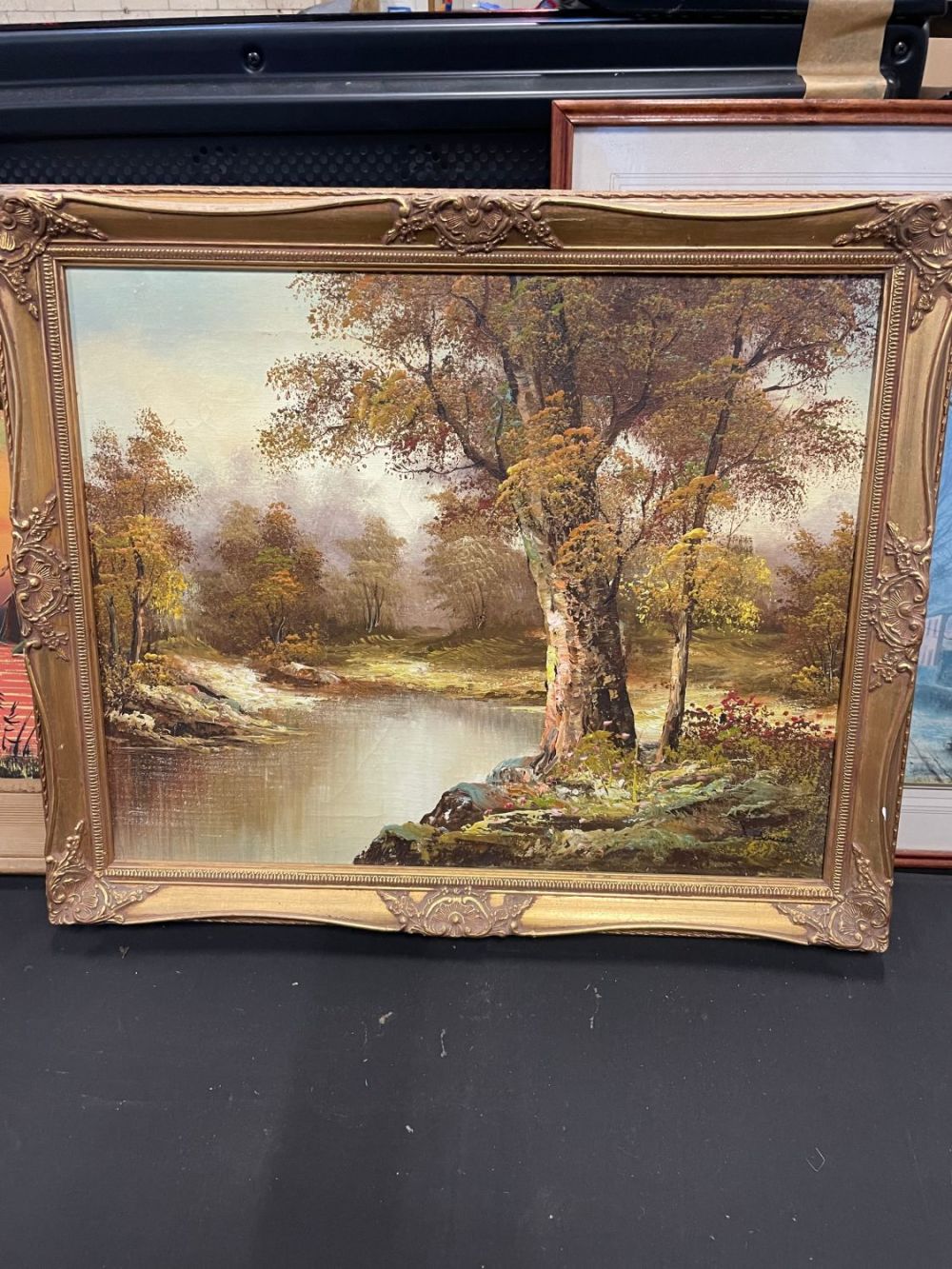 Lot 193: A Bower Signed Oil On Canvass