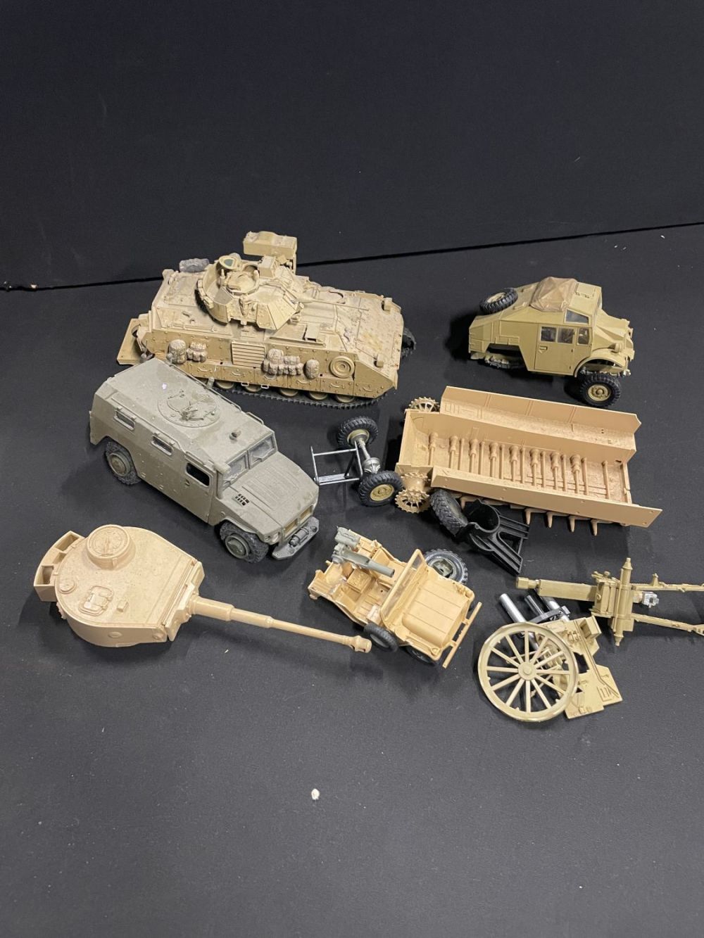 Lot 235: Selection Of Unfinished Military Models