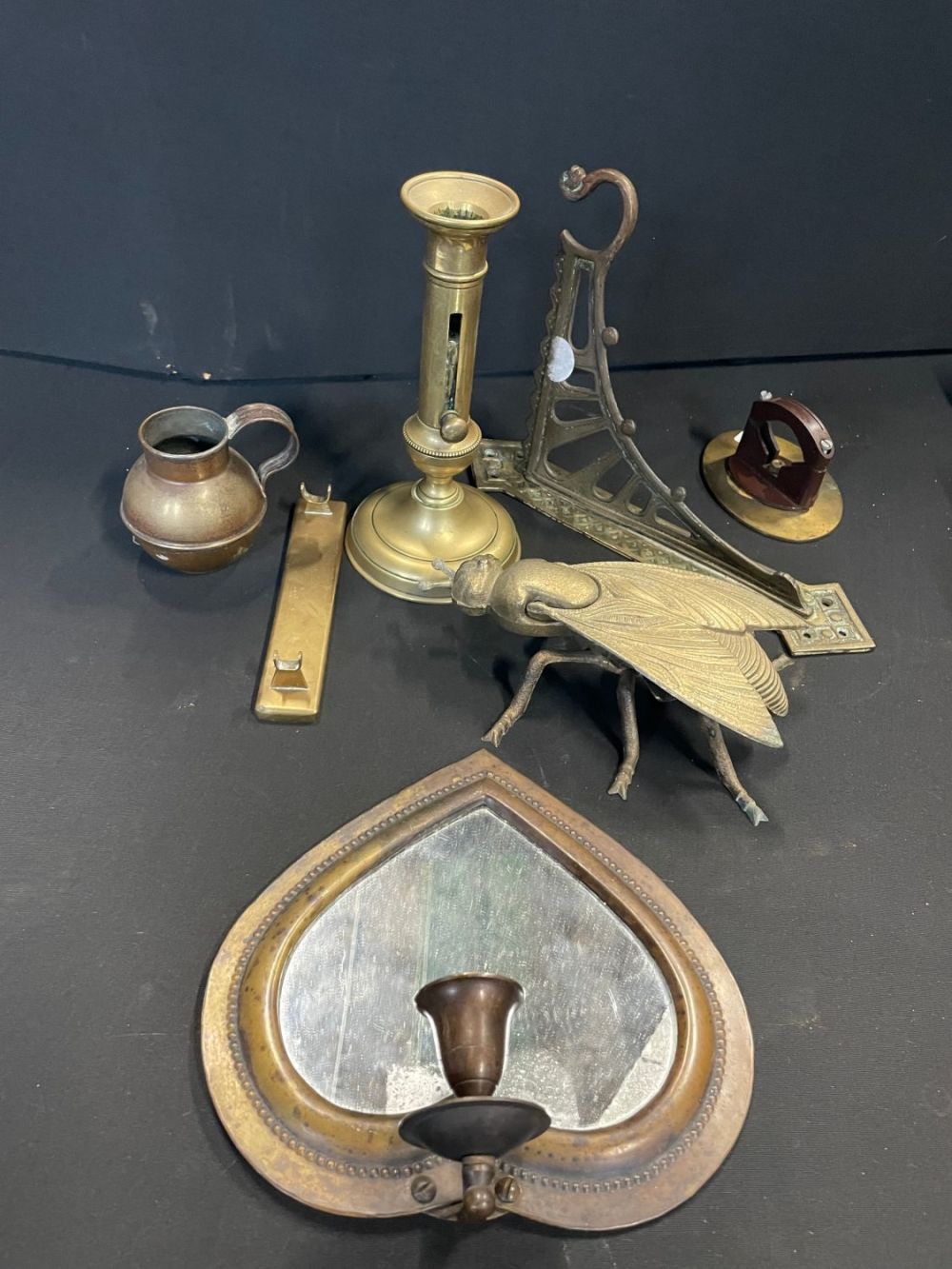 Lot 244: Selection Of Mixed Vintage Brassware