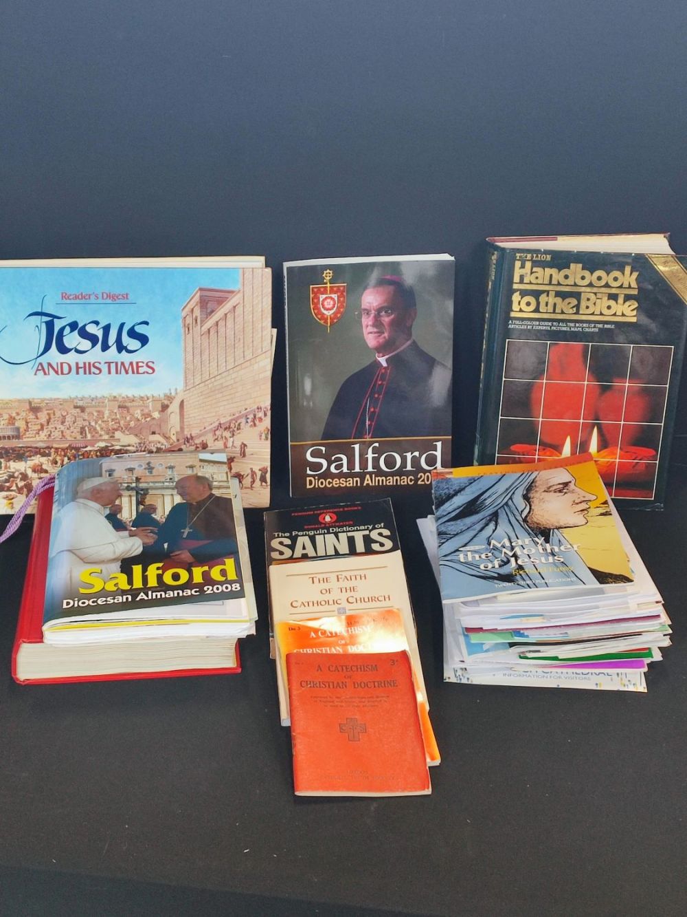 Lot 260: Collection of religious books and leaflets including The...