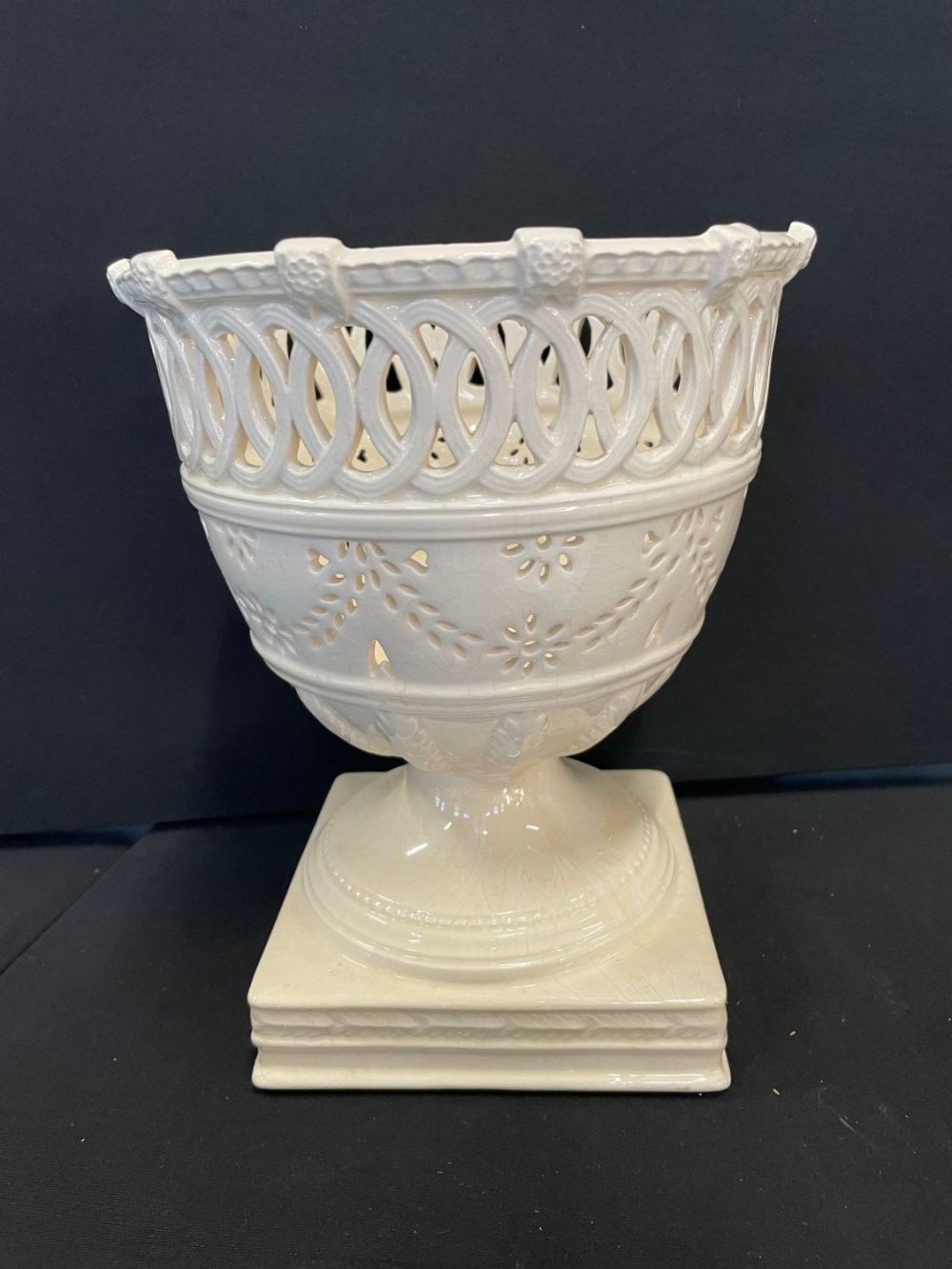 Lot 331: Large Vintage Royal Creamware Planter