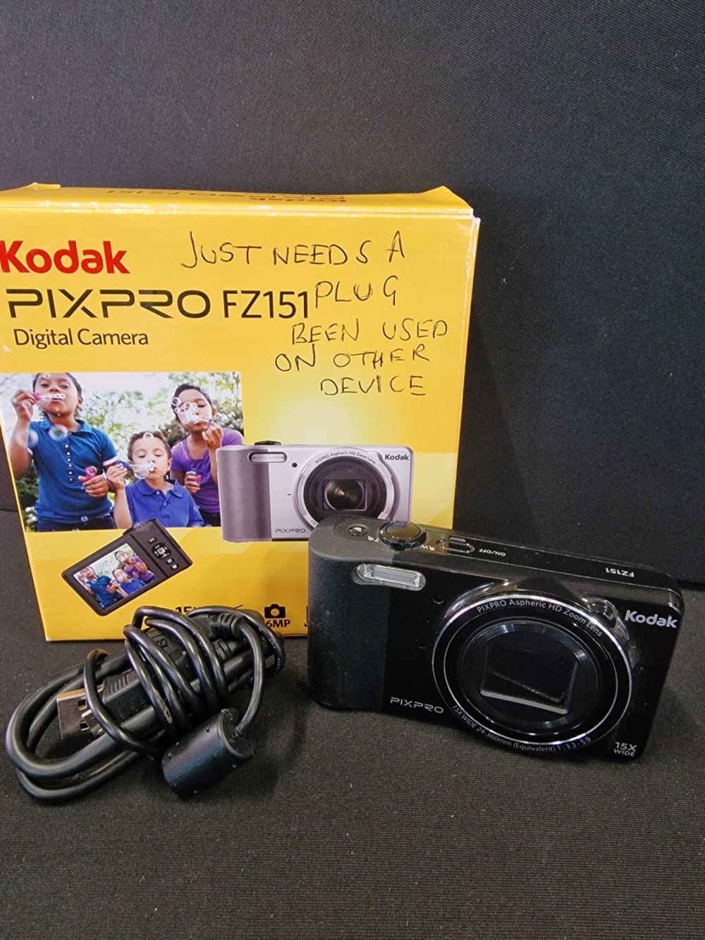 Lot 351: Kidak Pix Pro Fz151 digital camera.