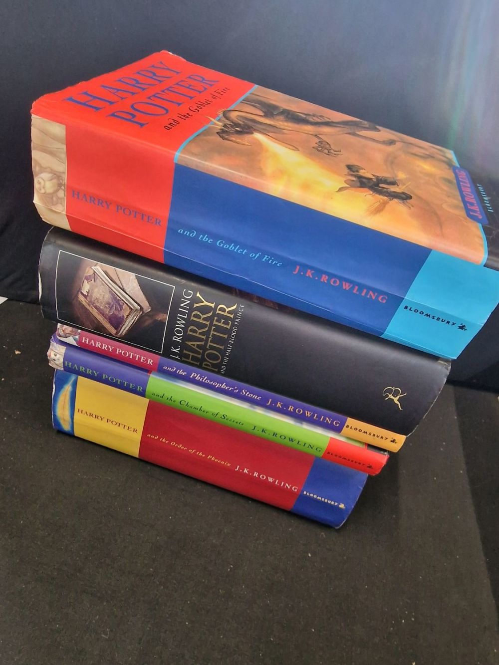 Lot 388: A collection of First edition Harry Potter hard...