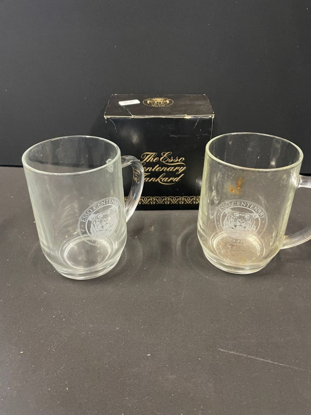 Lot 62: 2 Esso Centenary Tankards