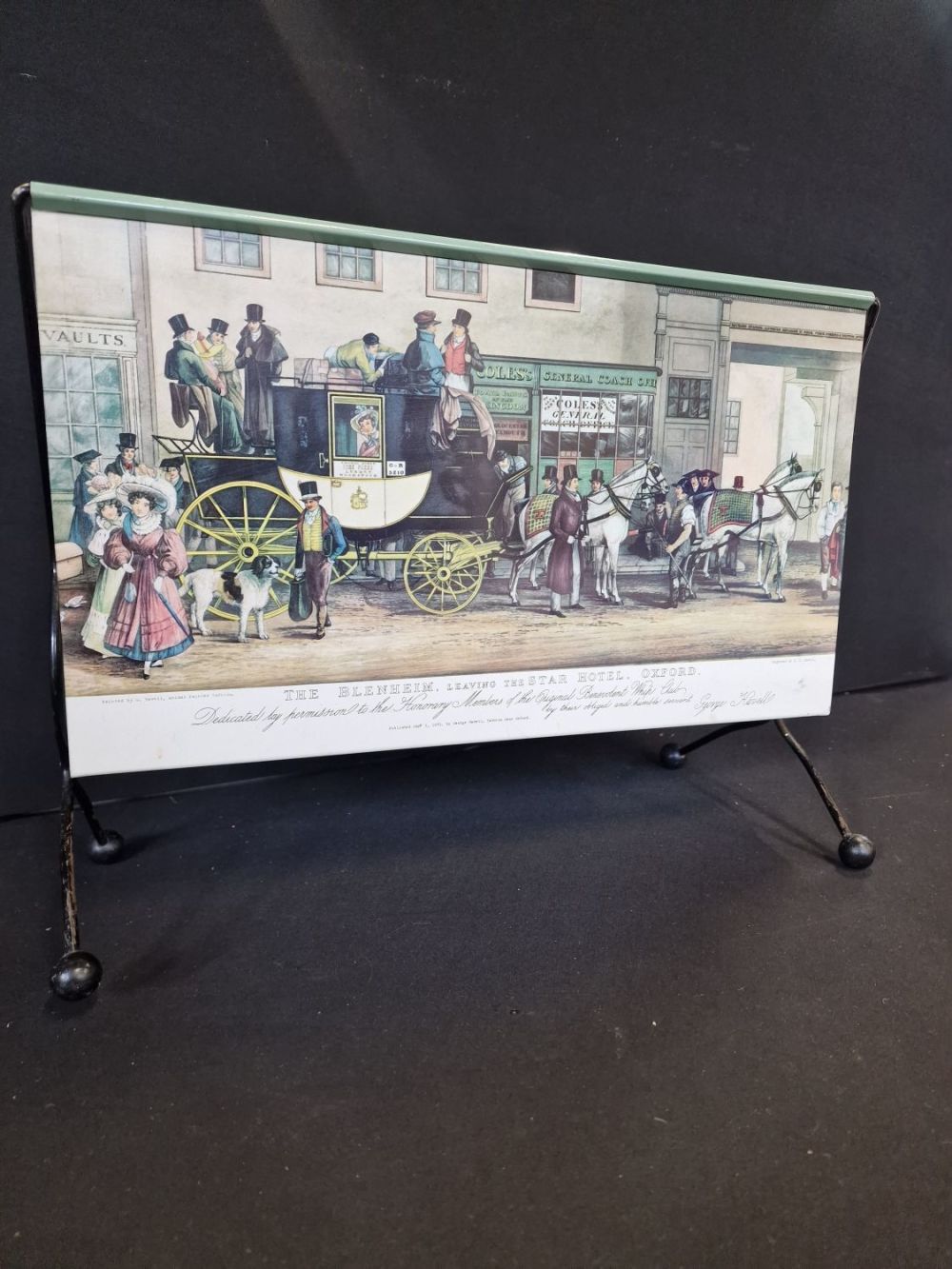Lot 107: Vintage style Metal Magazine Rack 'The Blenheim'