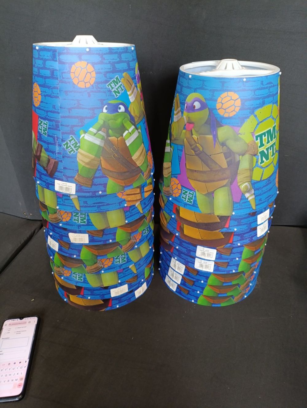 Lot 169: 17 Teenage Mutant Ninja Turtles Lamp Shades