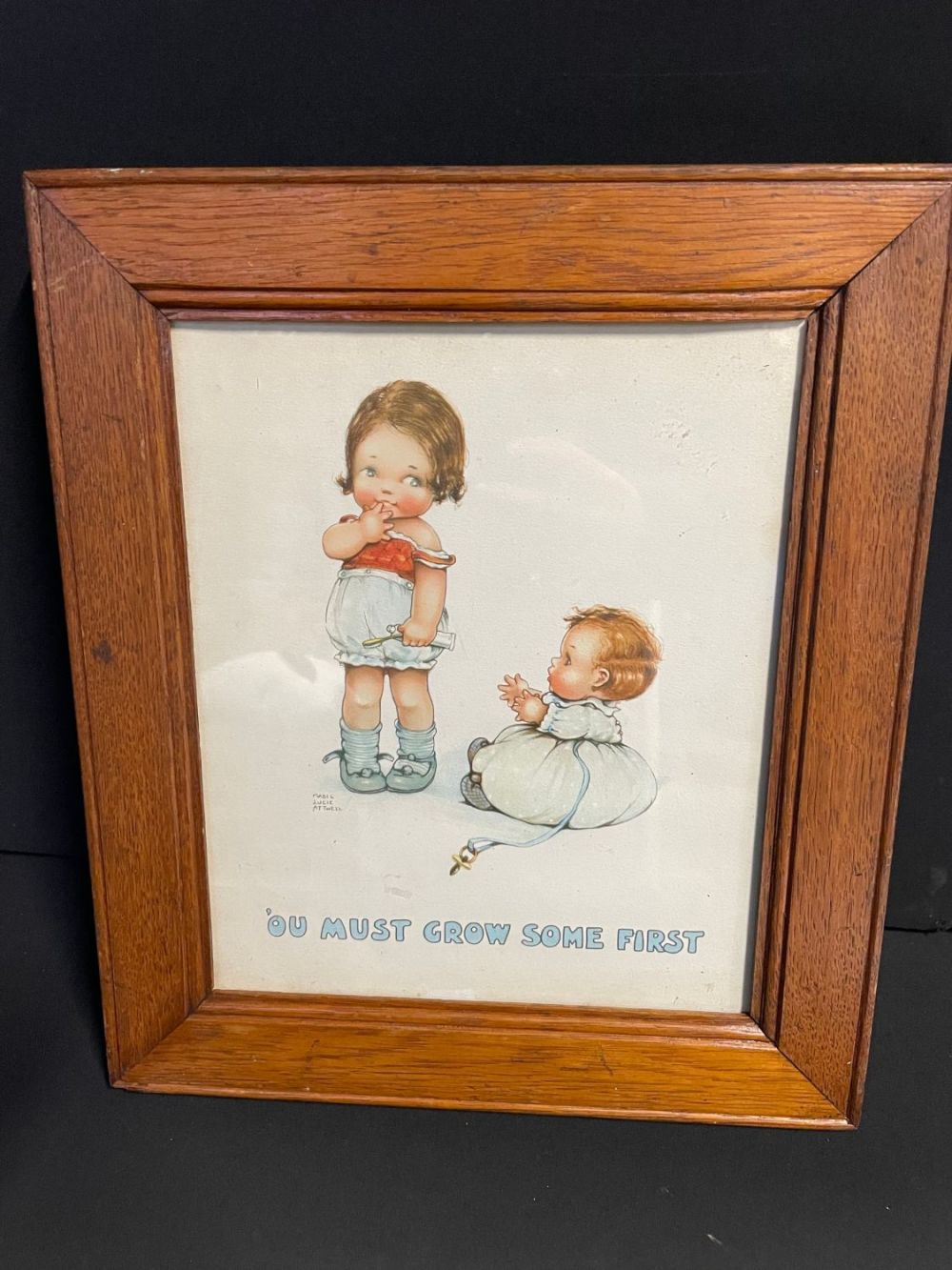 Lot 380: Vintage Mabil Lucy Atwell Framed Picture