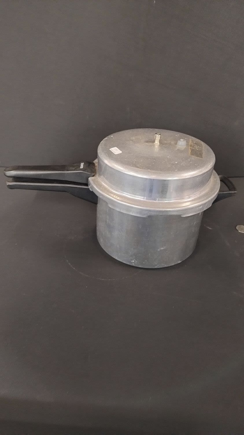 Lot 212: Tower pressure cooker with lid accessories