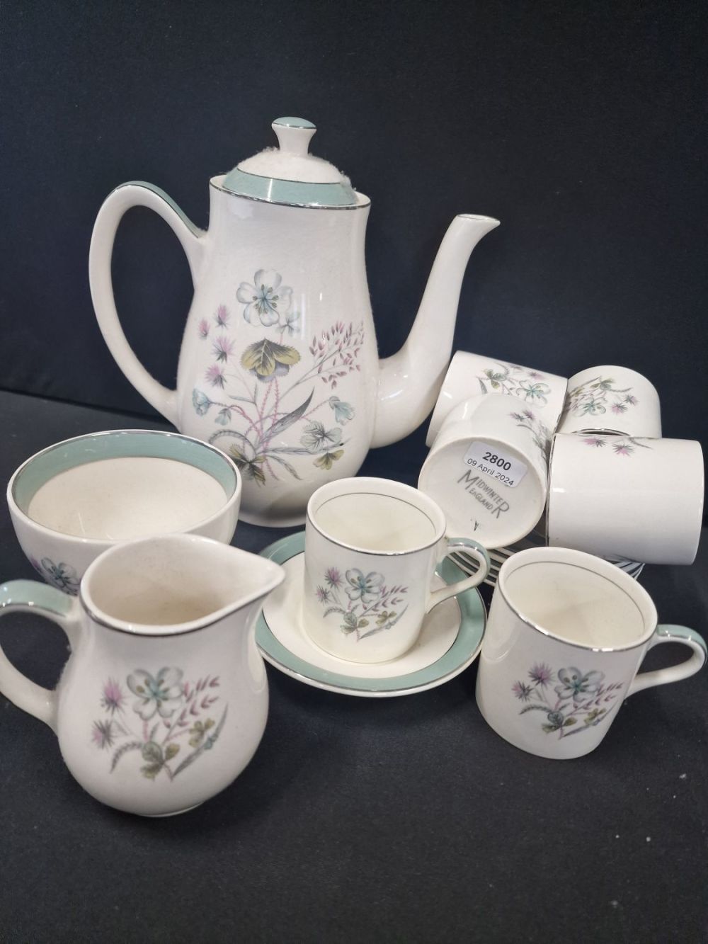 Lot 223: 15 pieces of Mid Winter tead set with...