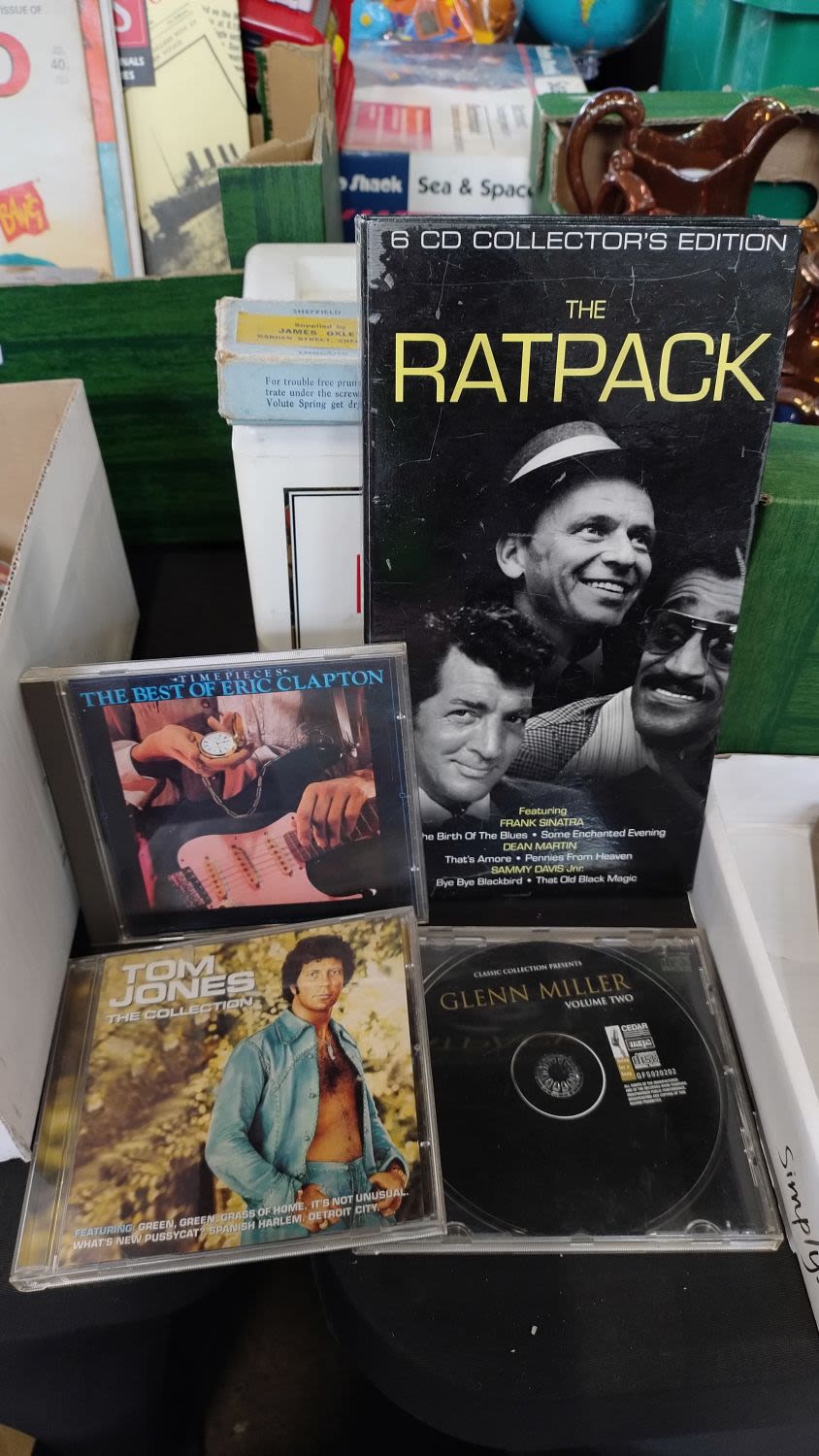 Lot 263: Various cd's Including The Rat Pack, Eric Clapton,Glen...