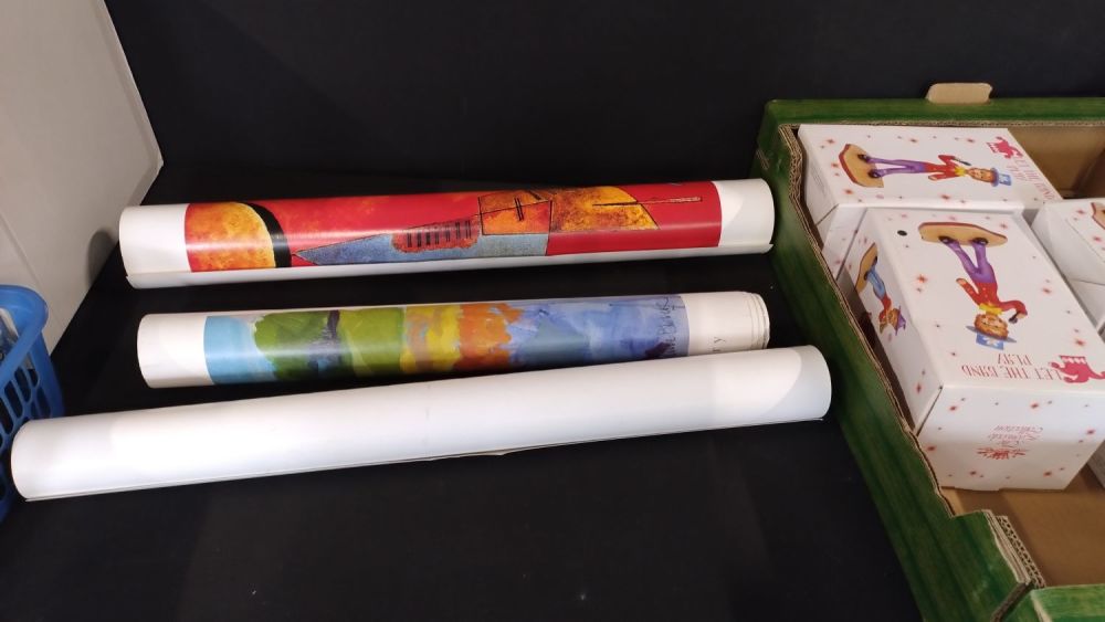 Lot 267: Three posters of art of various forms