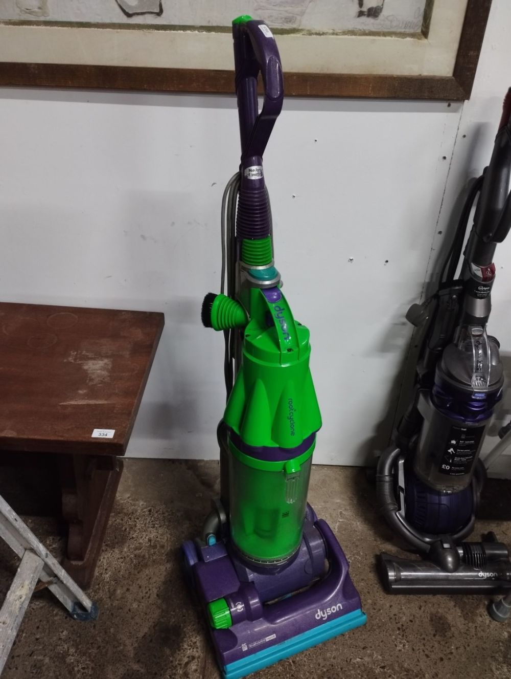 Lot 372: Dyson DC07 Upright Vacuum Cleaner with Accessories. Tested...