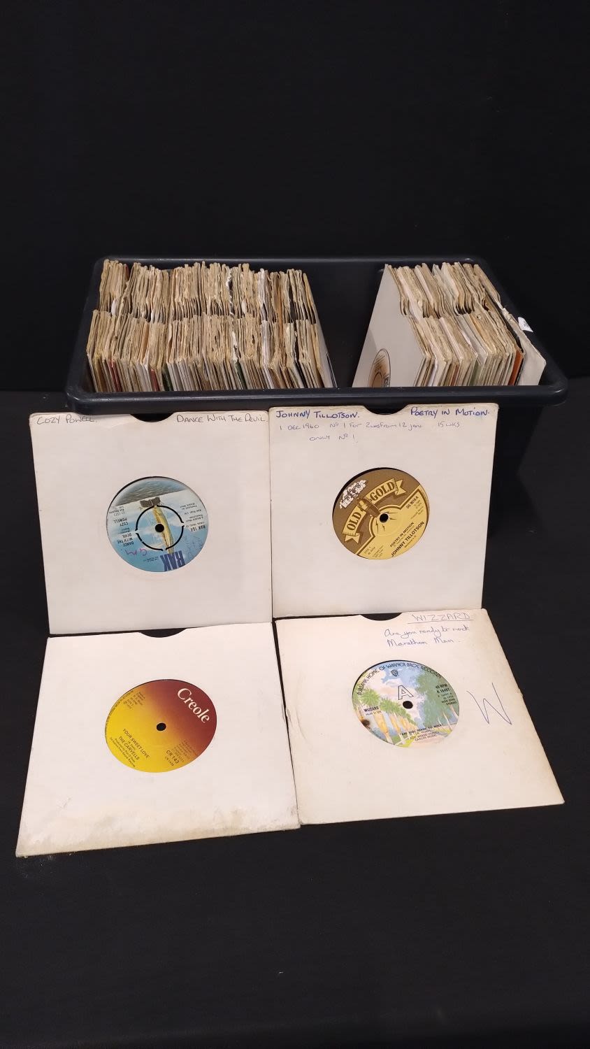Lot 441: Selection of 120, 7inch single from various artists,...