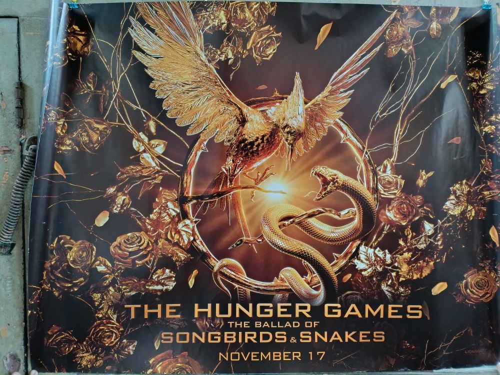 Lot 461: Promotional Poster for the Hunger Games the Ballad...