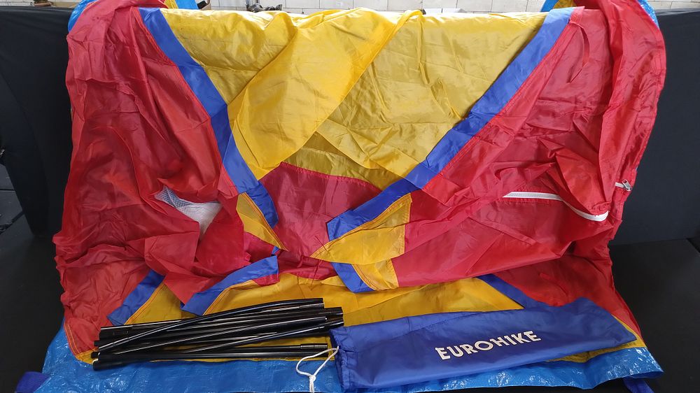 Lot 183: EuroHike tent with poles and carry bag
