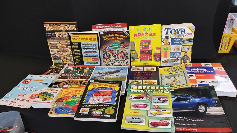 Lot 204: Collection of collectors price guides for toys, trains,...