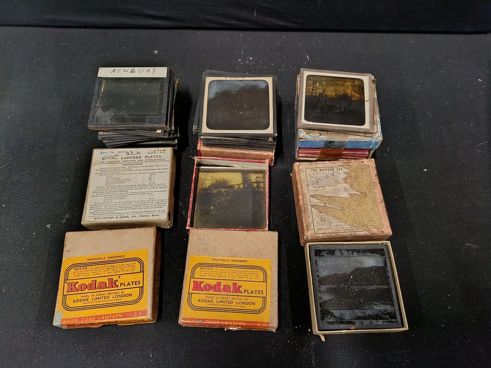 Lot 258: Collection of Vintage Glass Negatives Plates