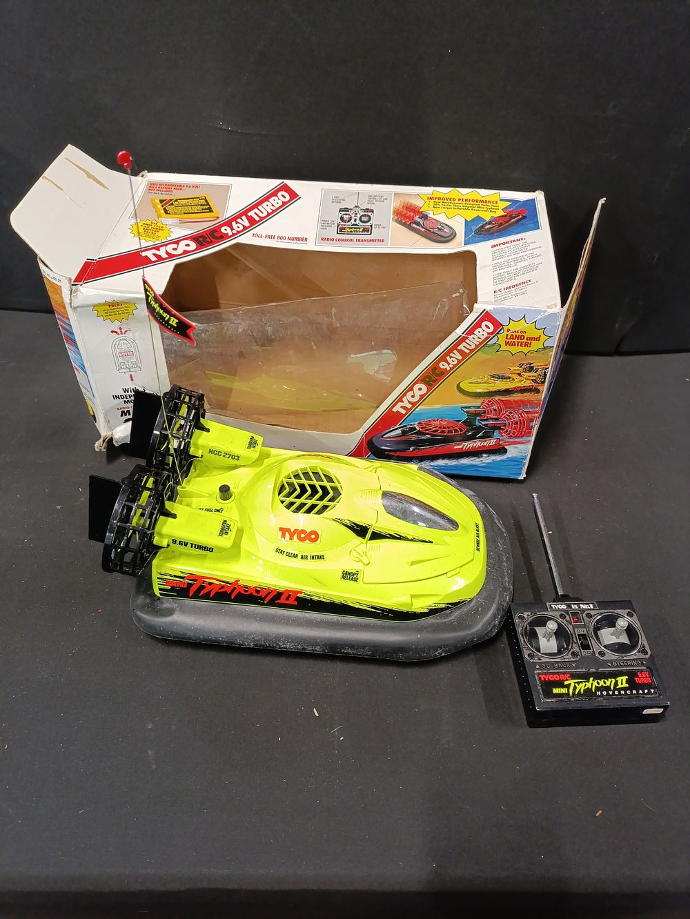 Lot 259: 1991 Tyco Mini Typhoon II Hovercraft