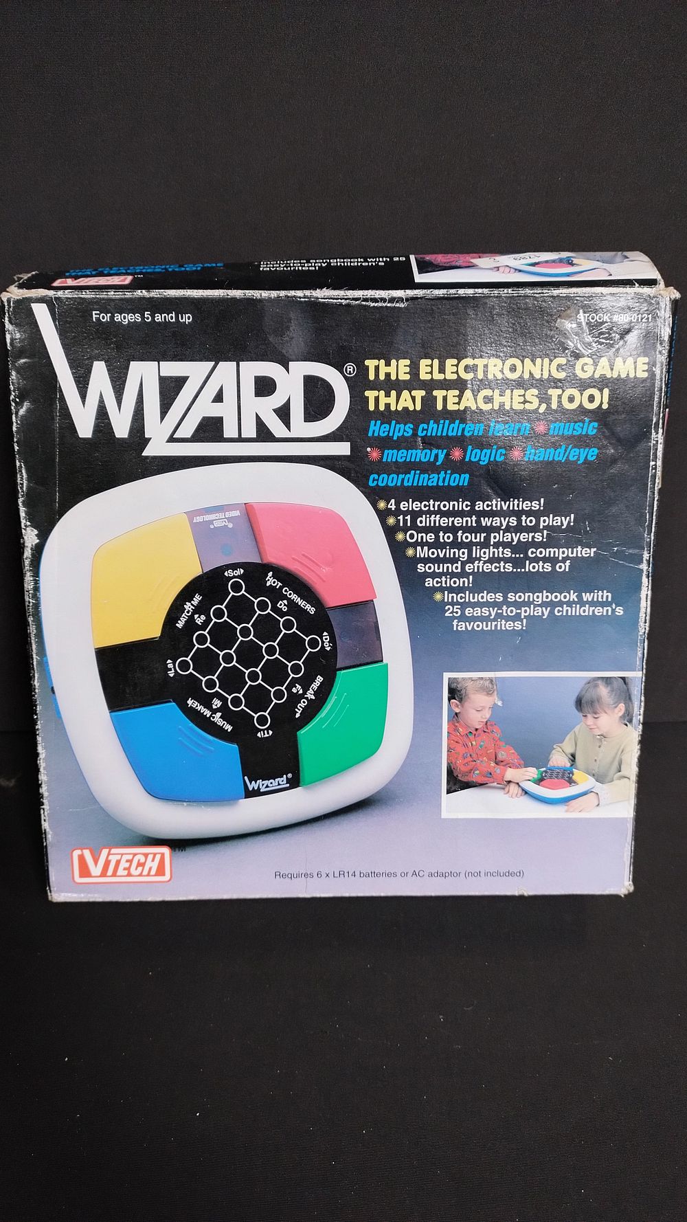 Lot 271: Vintage Vtech- Wizard Electronic game with box and...