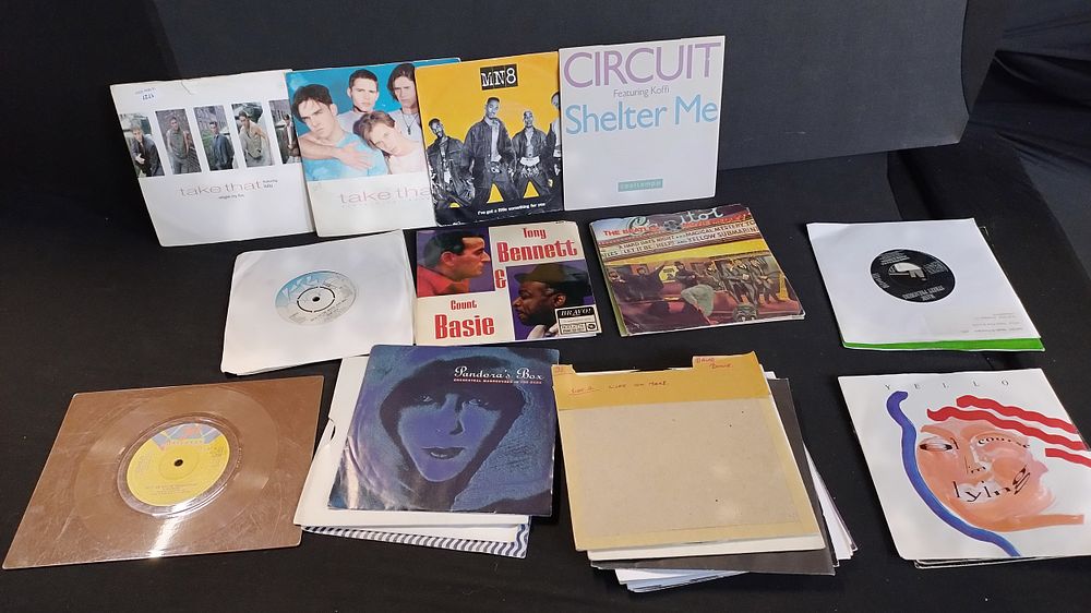 Lot 321: Selection of singles various artists and genres, including...