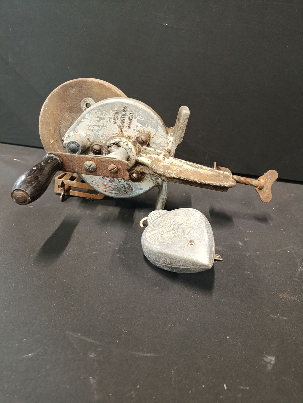Lot 322: Vintage British Made Mole hand grinder along with...