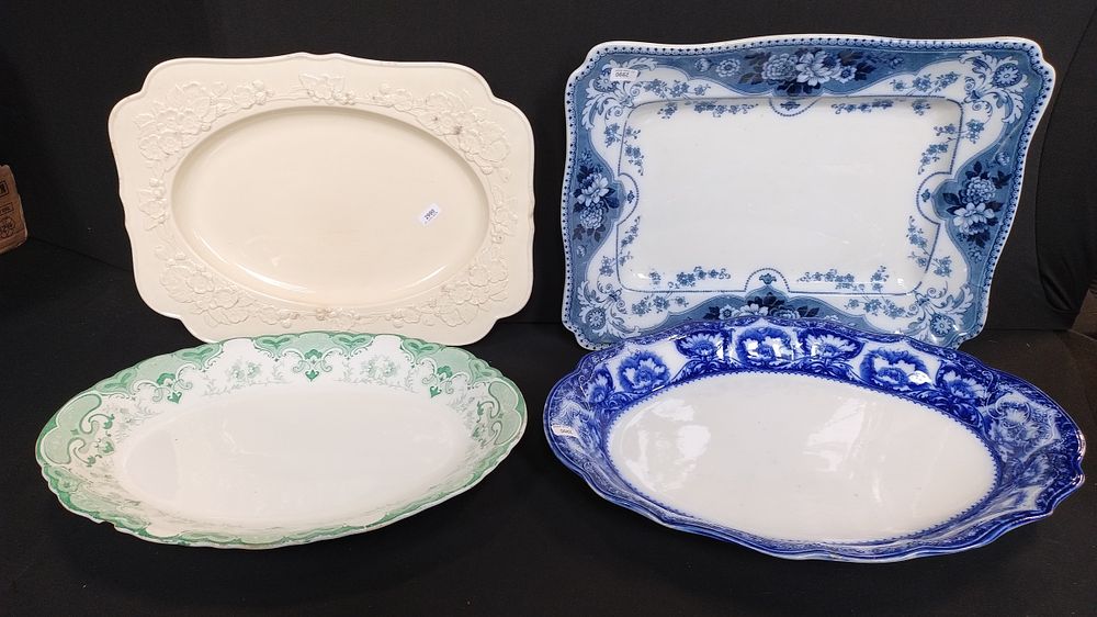 Lot 353: Various serving plates including, Alfred Meakin, Crown Ducal,F...