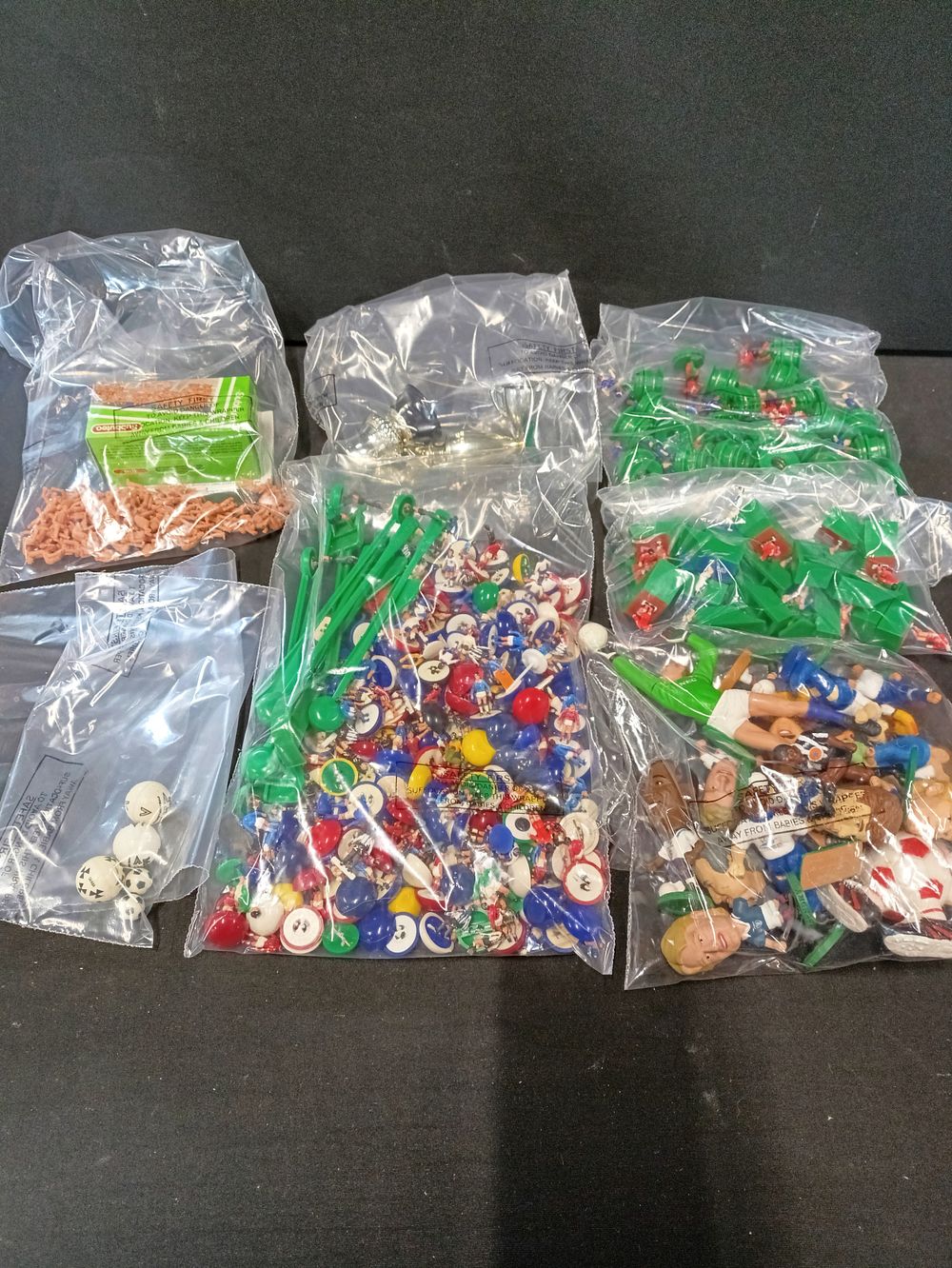 Lot 375: Selection of Subbuteo parts and accessories along with...