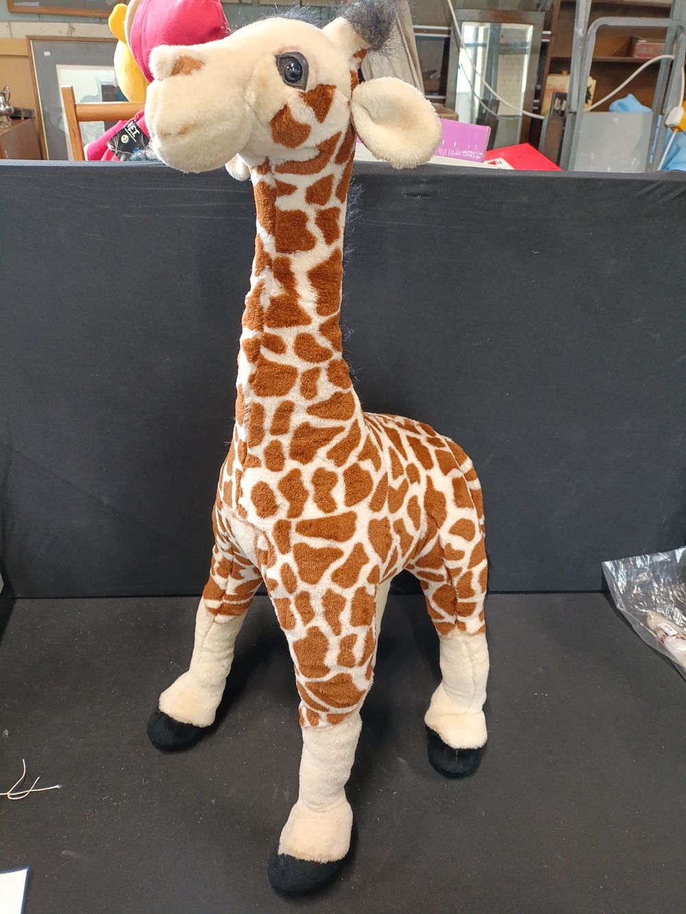 Lot 427: Large vintage Giraffe plush with bendable legs and...