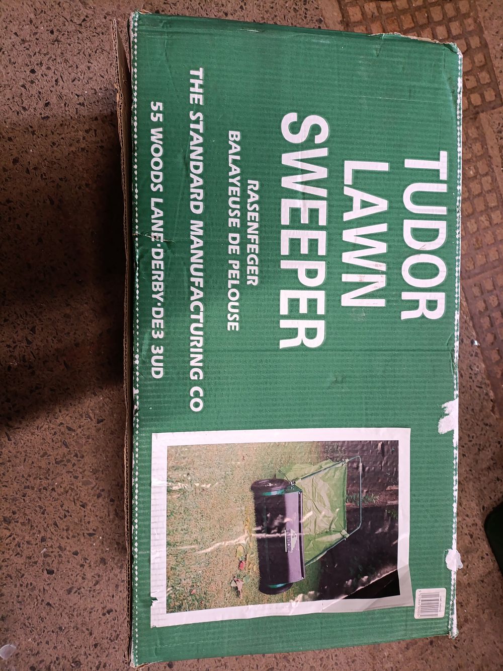 Lot 444: Tudor Lawn Sweeper in box