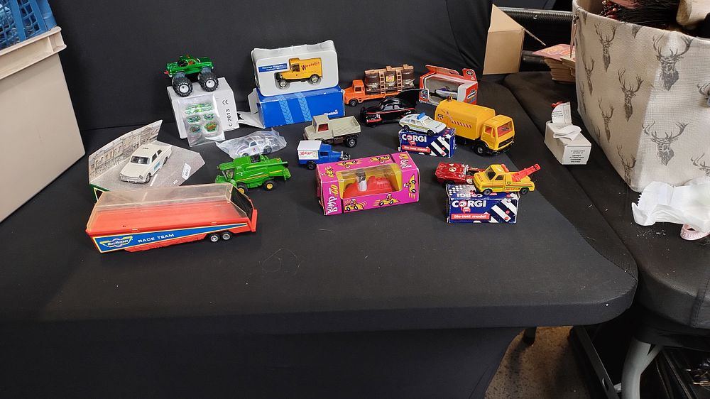 Lot 469: Vintage Matchbox and corgi vehicles, including bat car,...
