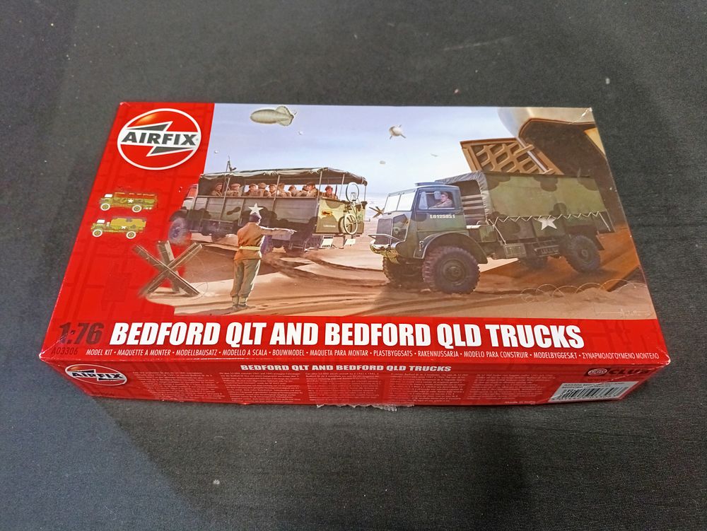 Lot 52: Airfix Bedford Qlt and Bedford old Trucks scale...