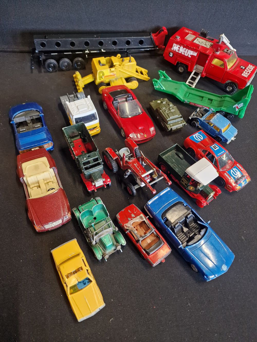 Lot 63: A collection of Corgi, days gone, burago cars...