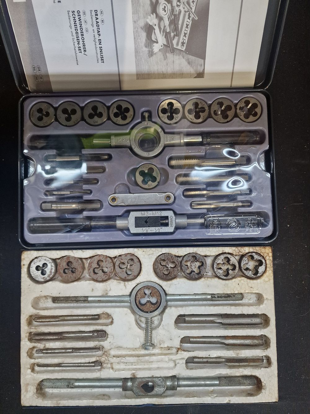 Lot 86: Two Tap and Die sets. One brand new...
