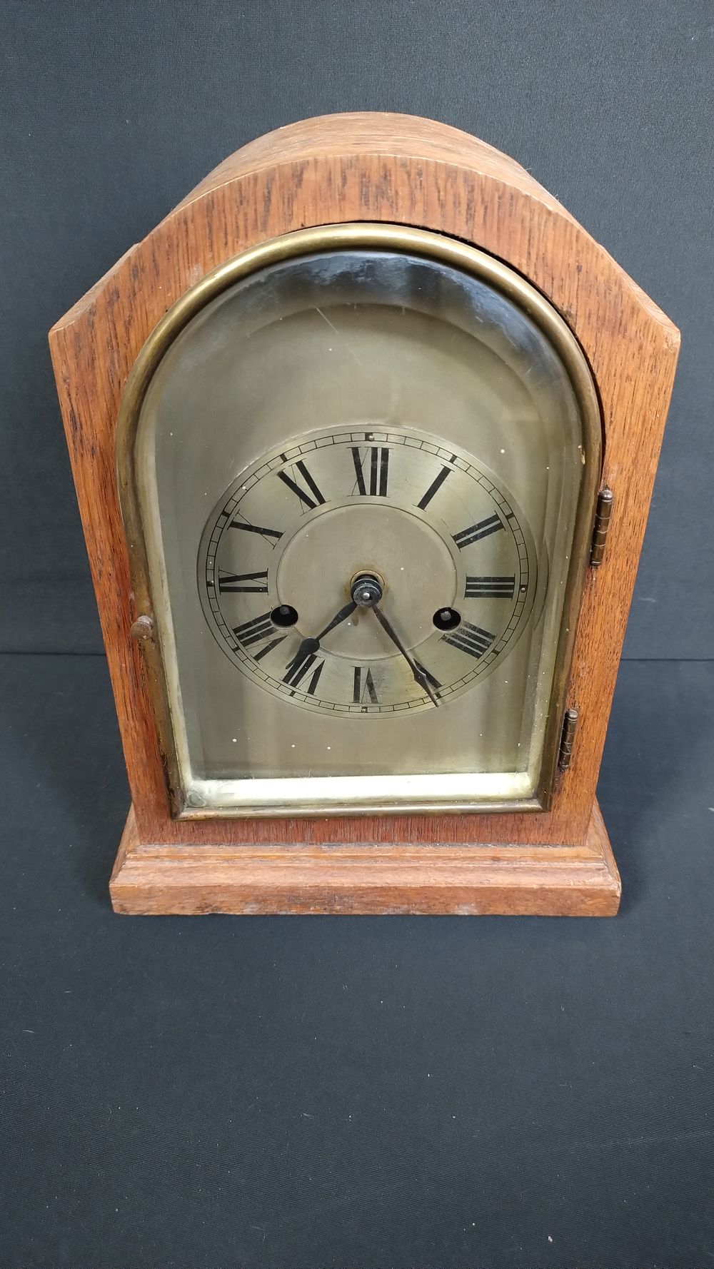Lot 183: Edwardian Mahogany Eight Day Chiming Mantel clock, with...
