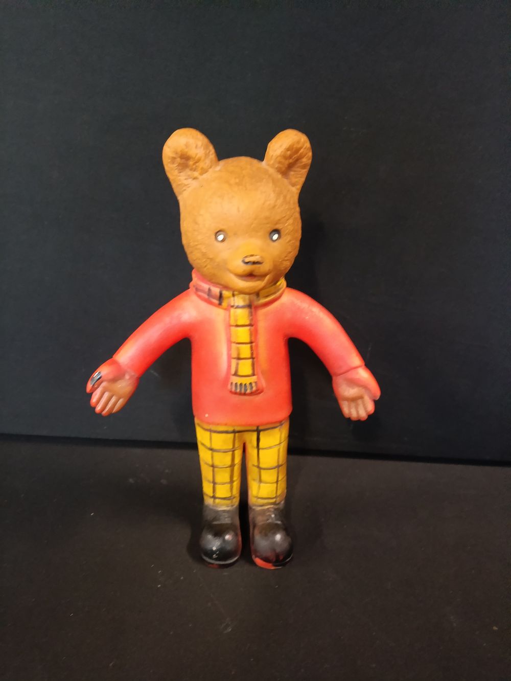 Lot 247: Vintage Rupert the bear squeaky toy