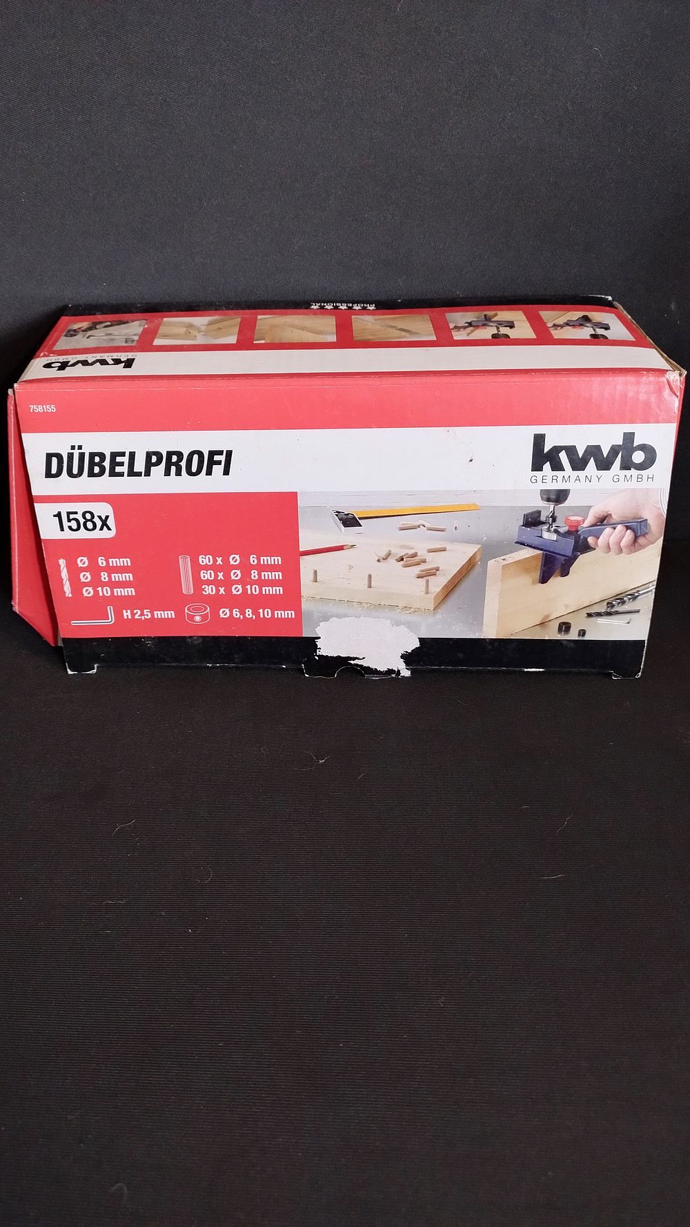 Lot 272: KWB Drilling and dowel drilling set including dowels...