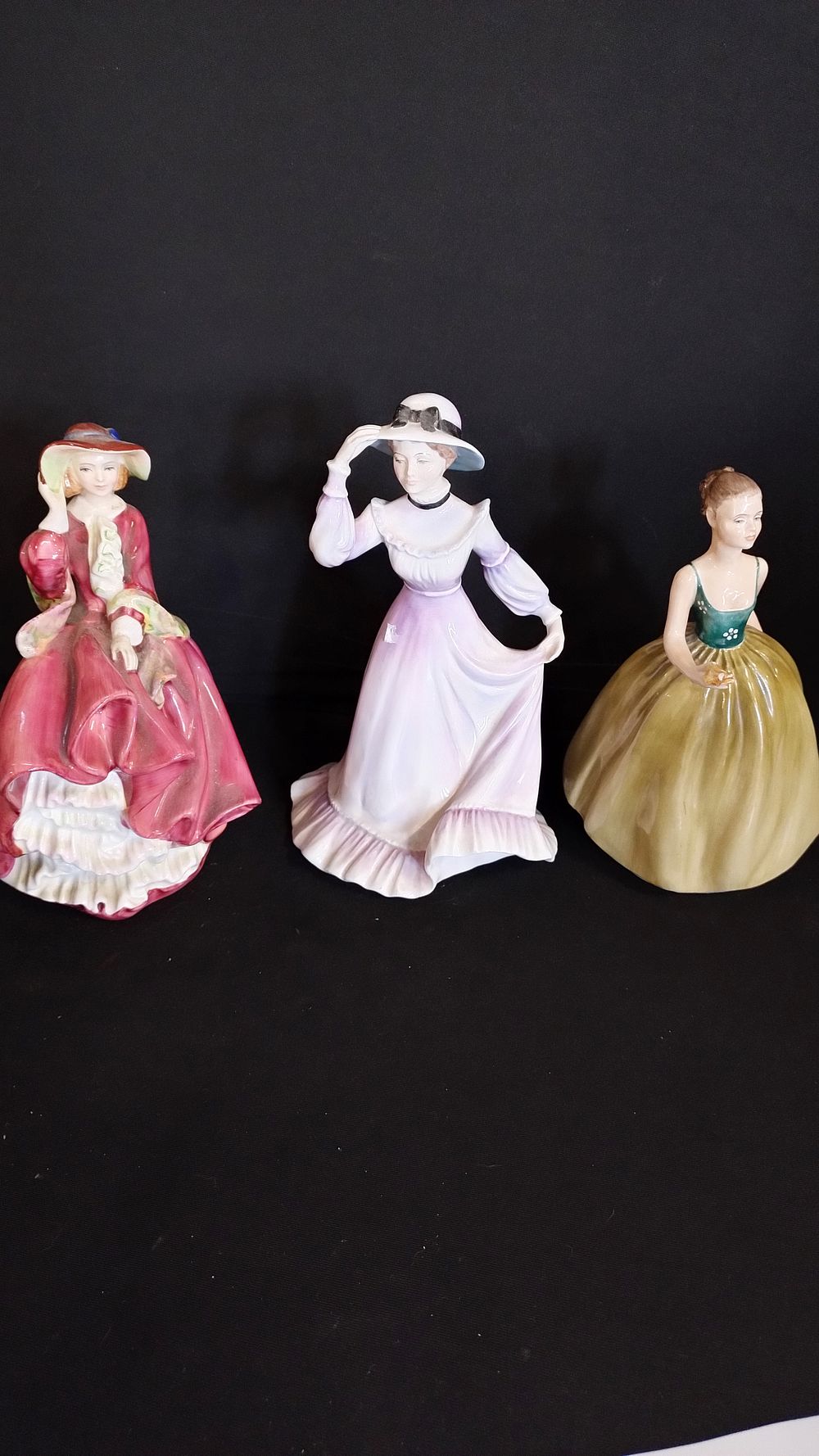 Lot 282: Three figurines, Renaissance Melissa, Staffordshire Jessica, Royal Doulton...