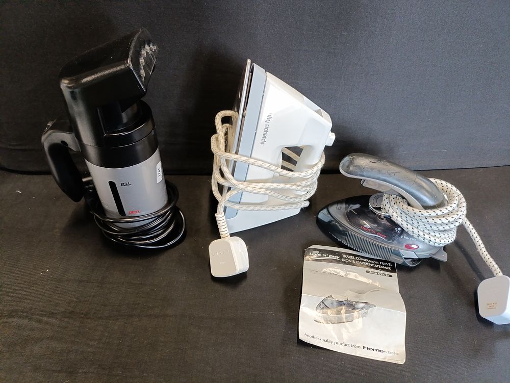 Lot 337: Morplan steam cleaner, Morphy Richards Iron and a...