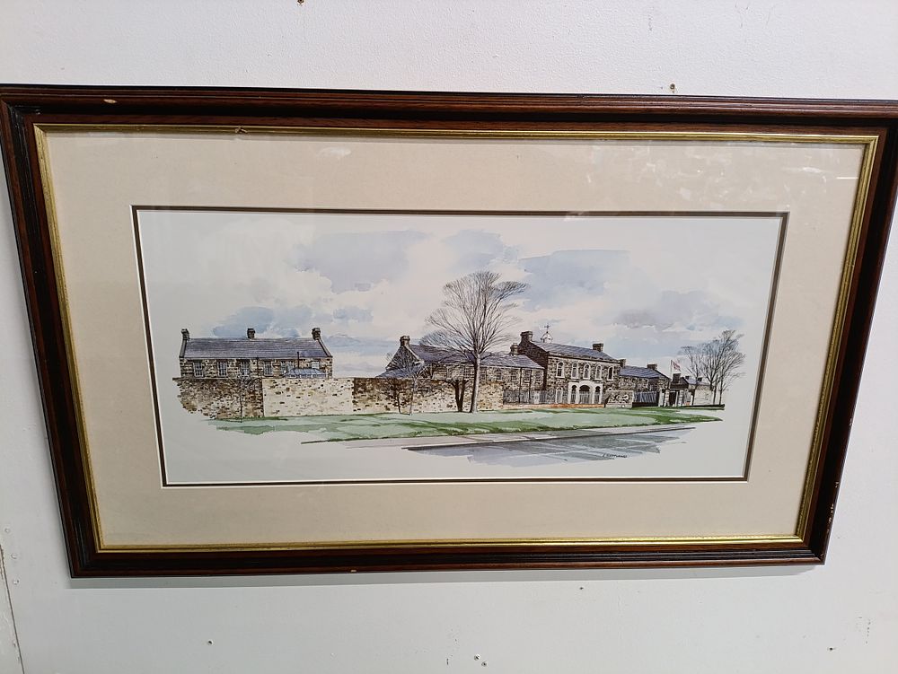 Lot 343: Print of the Lancashire Infantry Museum by E....