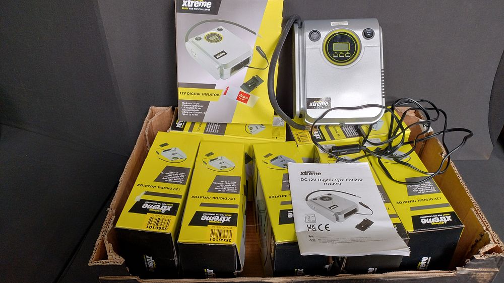 Lot 500: Eight brand new in box challenge extreme 12volt...