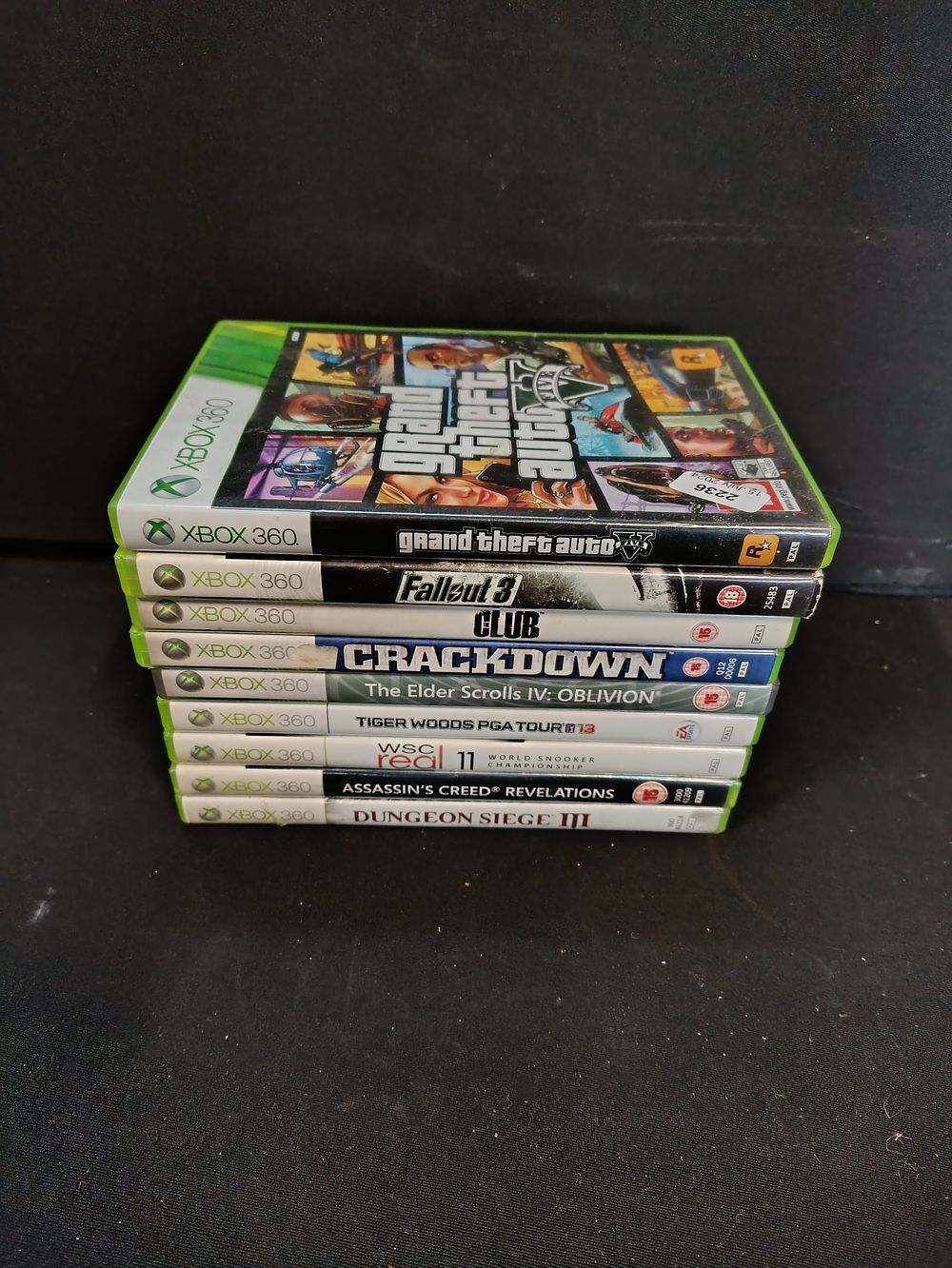 Lot 73: 9 Xbox 360 games including Fallout 3, grand...