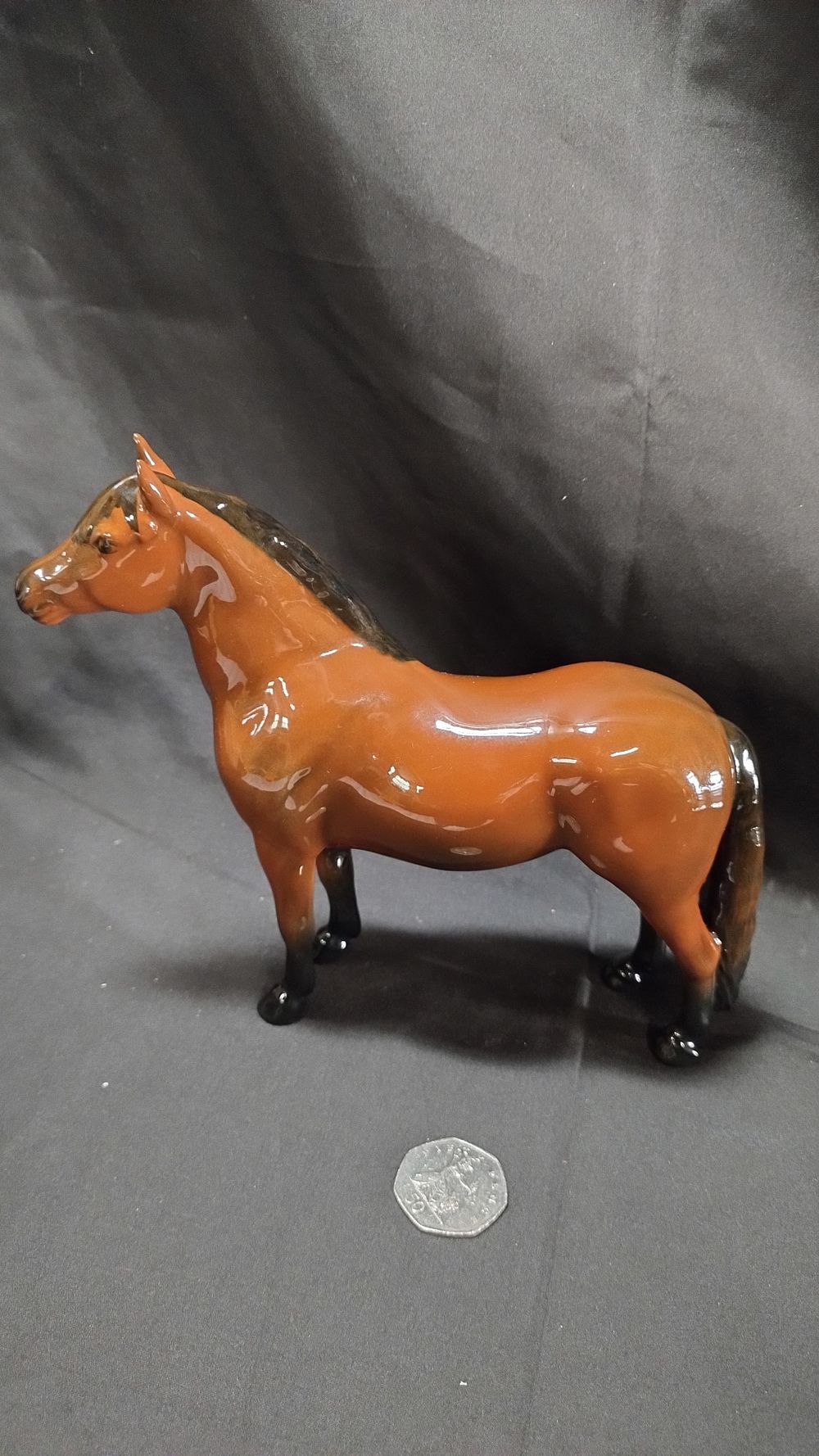 Lot 133: Beswick Dartmoor Warlord horse measures approx H 6...