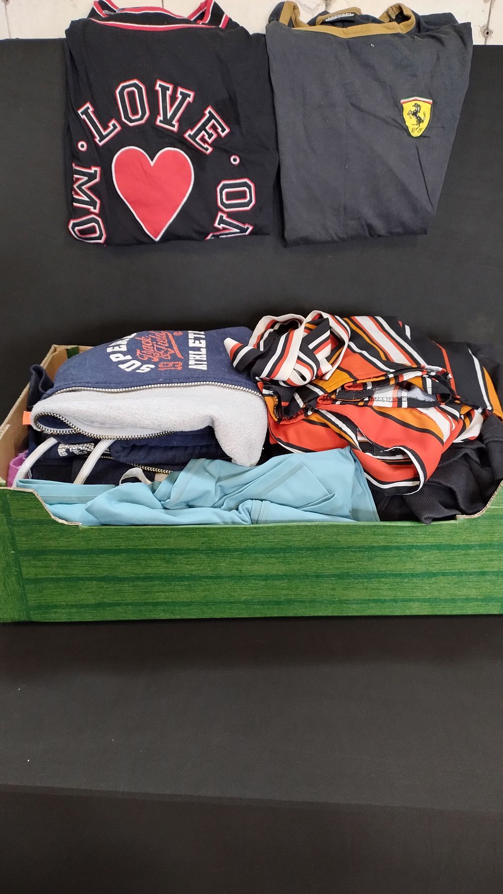 Lot 162: Mixed ladies clothing various sizes Moschino, crew, all...