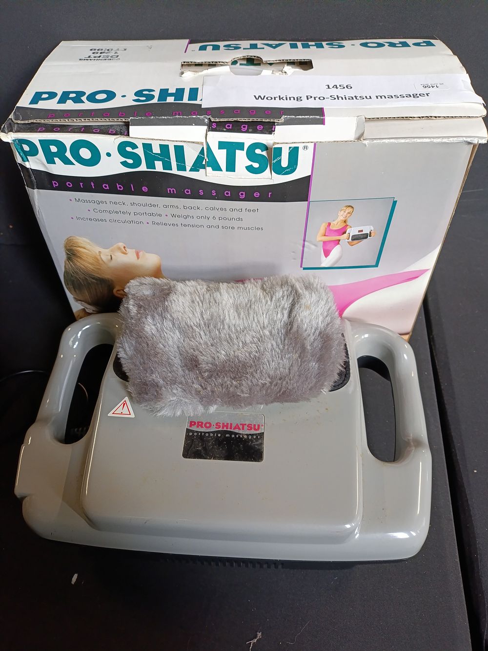 Lot 247: Pro-Shiatsu portable massager tested and working