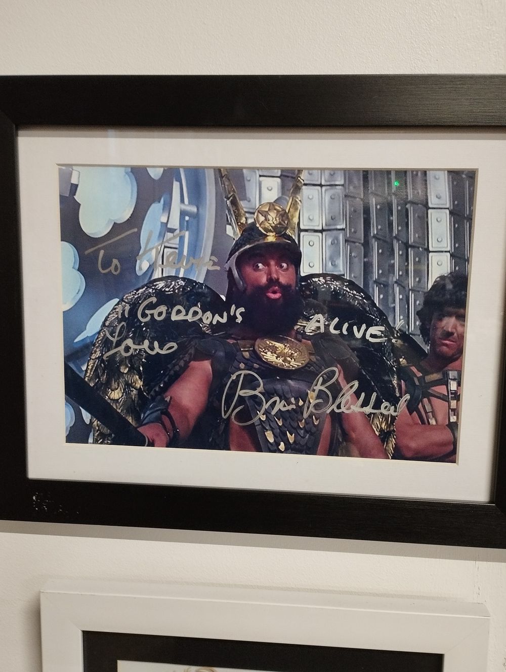 Lot 273: An Authenticated Signed Caricature of Brian Blessed and...