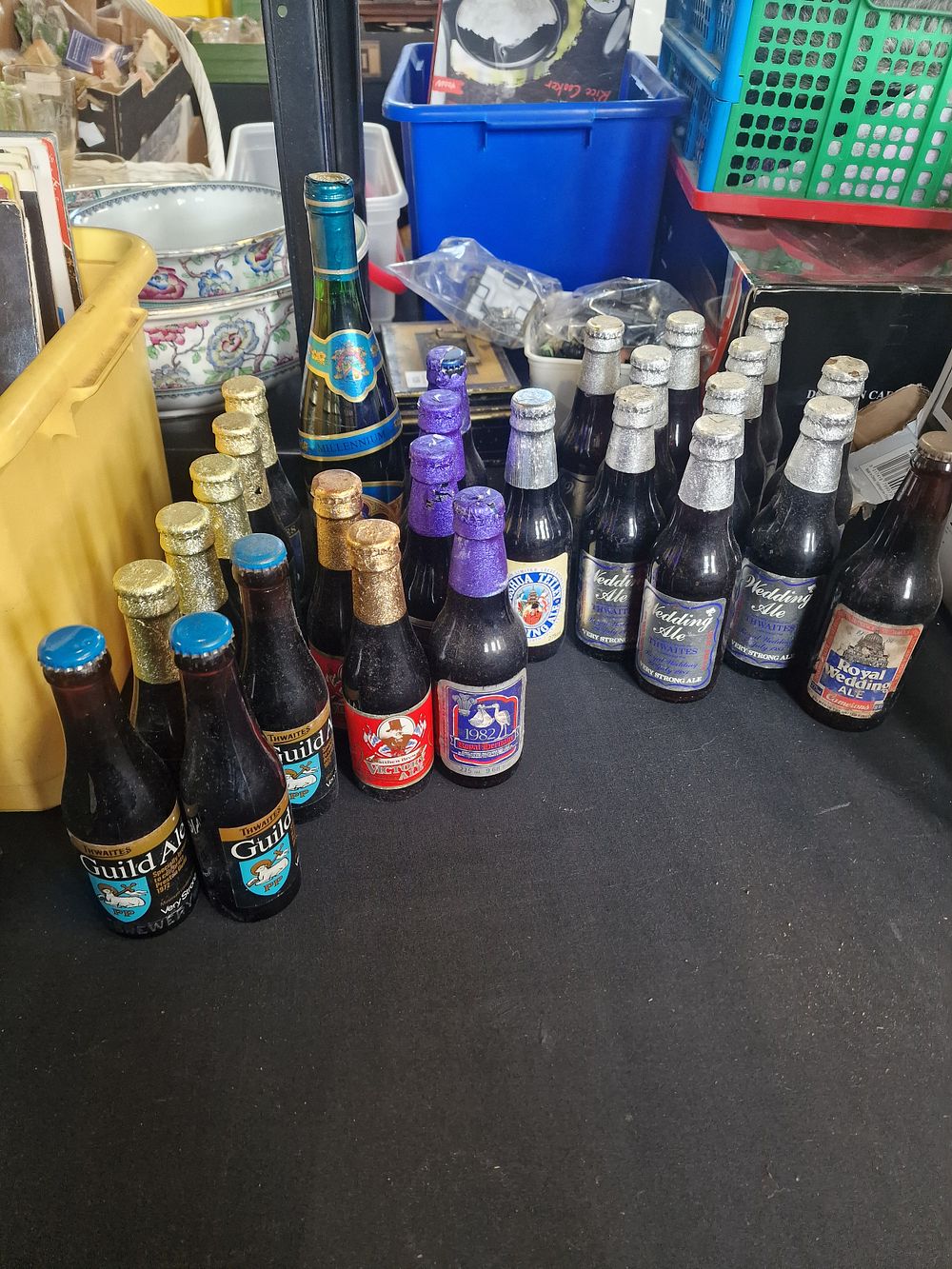 Lot 274: Selection of 27 Vintage Ales and Wine.