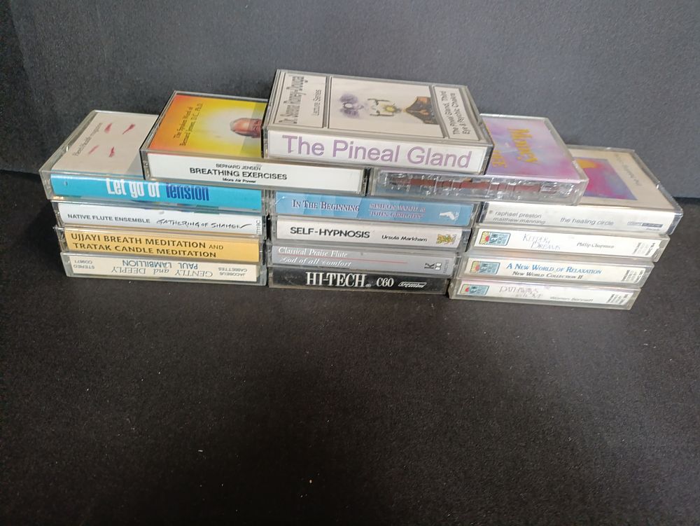 Lot 339: Selection of health and wellbeing tapes including breathing...