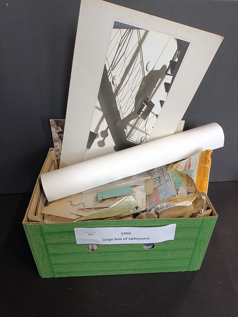 Lot 420: Large box of ephemera