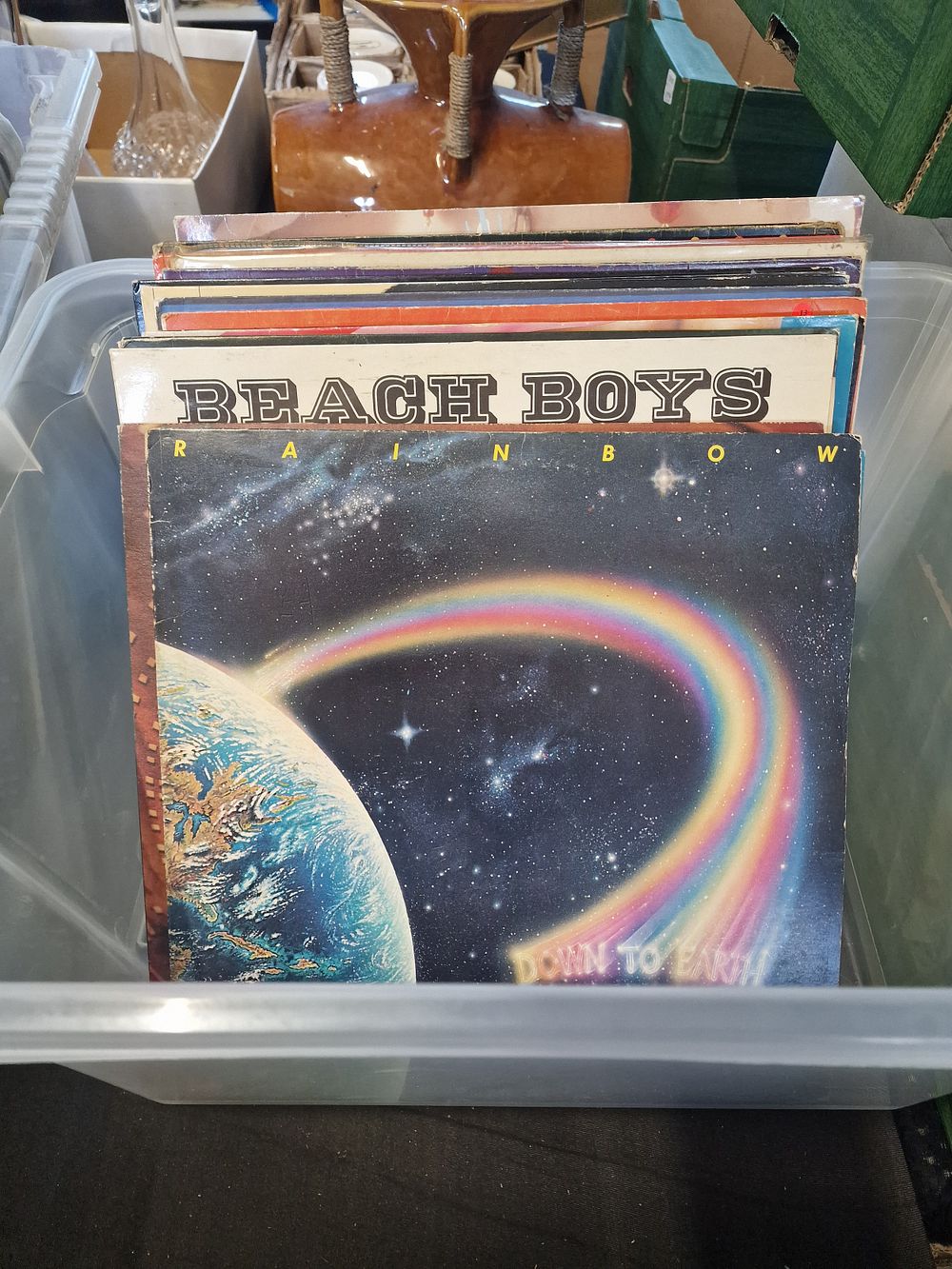 Lot 436: Selection of Vintage Vinyl Records mainly Rock. Inc...